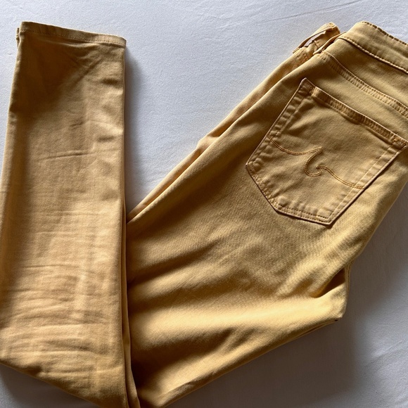 AG Stevie Ankle Pants- Size 27- Yellow - Picture 2 of 2